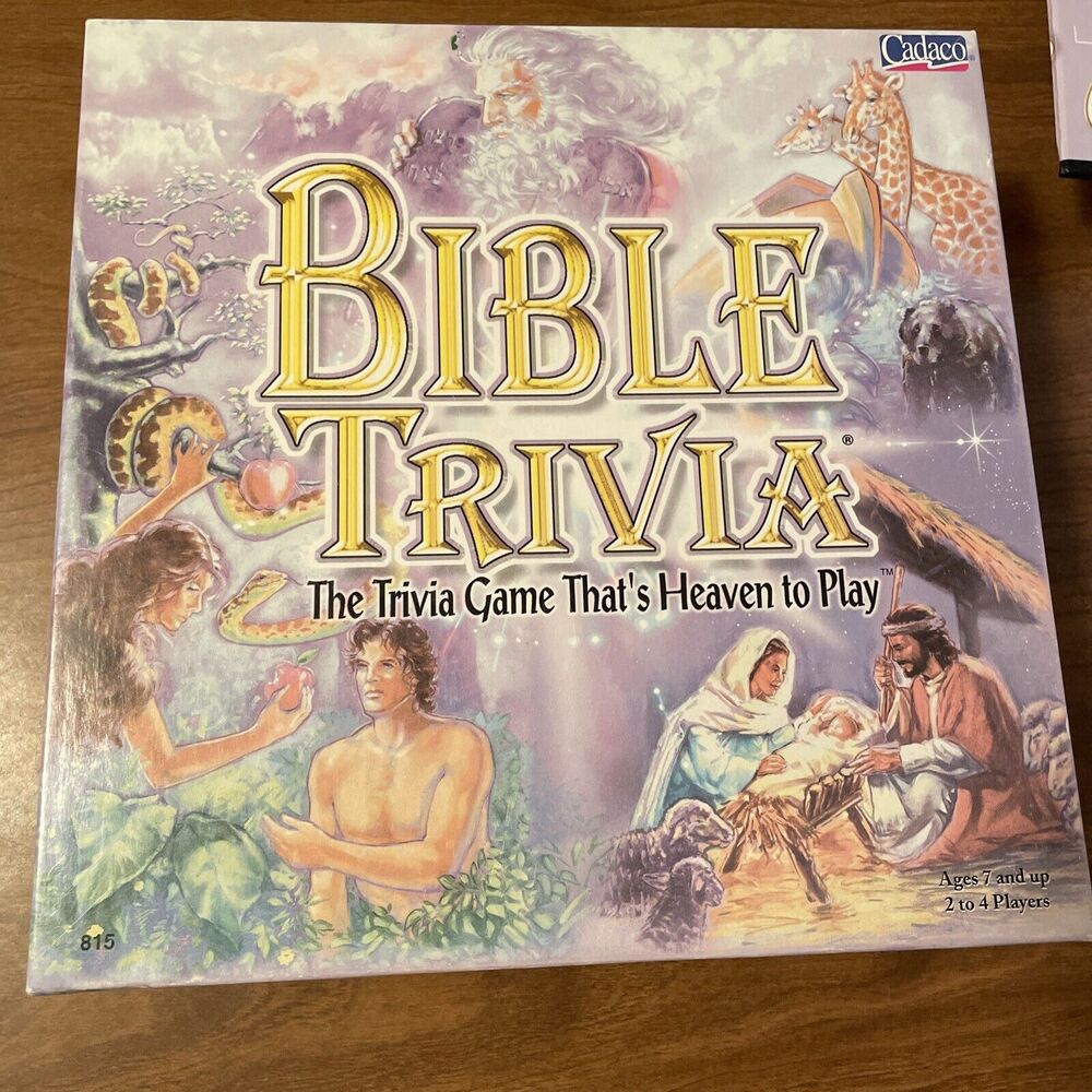 Vintage Cadaco Bible Trivia: Game That's Heaven to Play Board Game 1999 #815